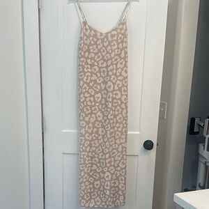 Pink Lily Tan Slip Dress